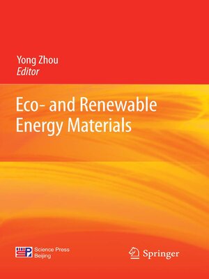 cover image of Eco- and Renewable Energy Materials